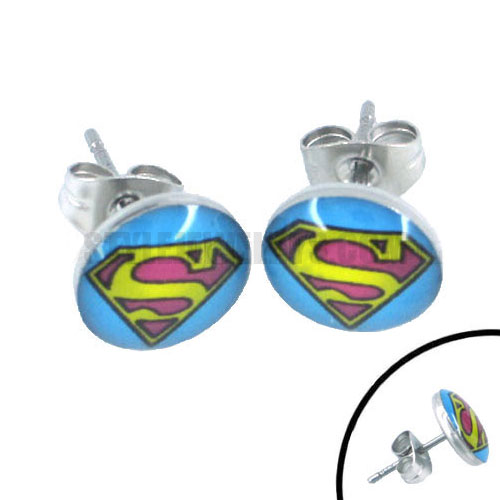 Stainless steel jewelry earring SJE370010 - Click Image to Close